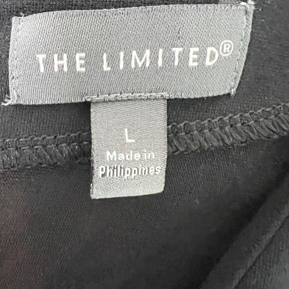 The Limited Womens Sleeveless Must Have Jumpsuit Size Large Black Knit Back Zip - Picture 6 of 7